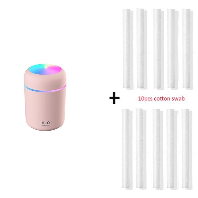 Portable 300ml Humidifier Ultrasonic - Living Pure Essentials