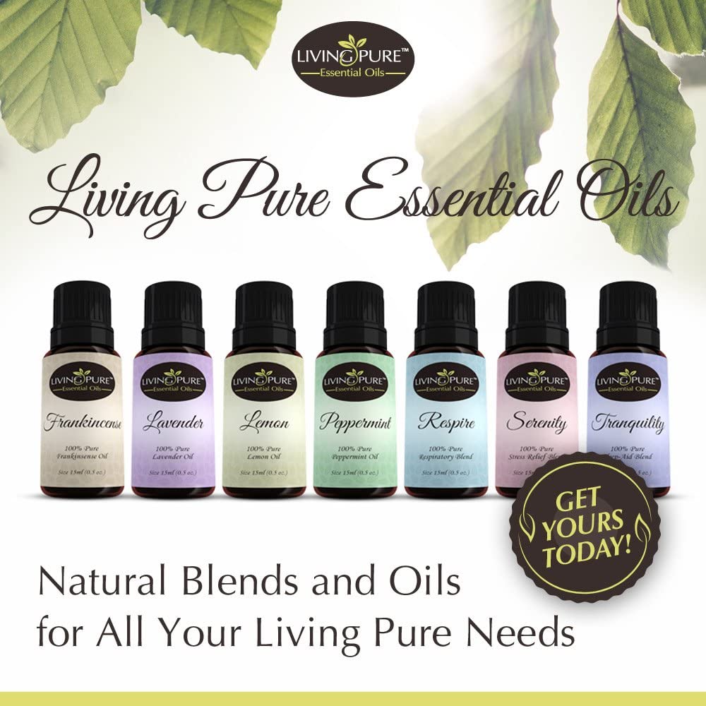 100% Organic Respiratory Essential Oil & Sinus Relief Blend - Breathe Easy with Nature’s Best - Living Pure Essentials