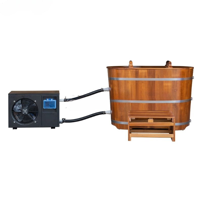 Cold Plunge Tub Recovery Outdoor Small Recovery Bathtub for Adults Portable Ice Bath Pod - Living Pure Essentials