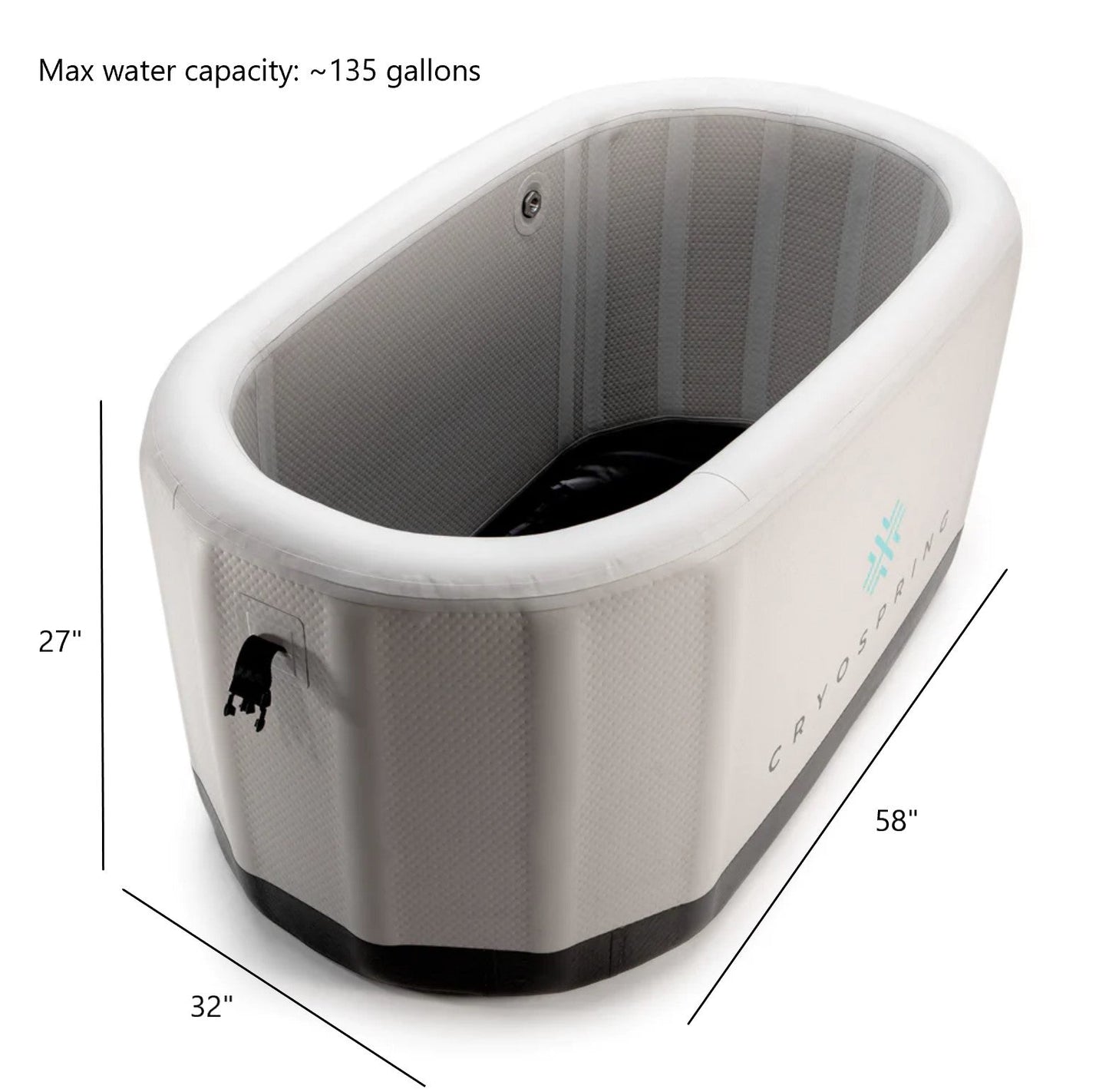 Cryospring Portable Ice Bath: Your Mobile Wellness Oasis with Advanced Insulation and Chiller-Ready Design - Living Pure Essentials