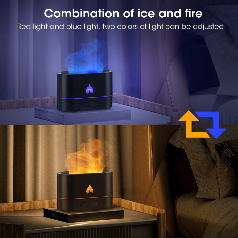 Double Color Flame Diffuser - Living Pure Essentials