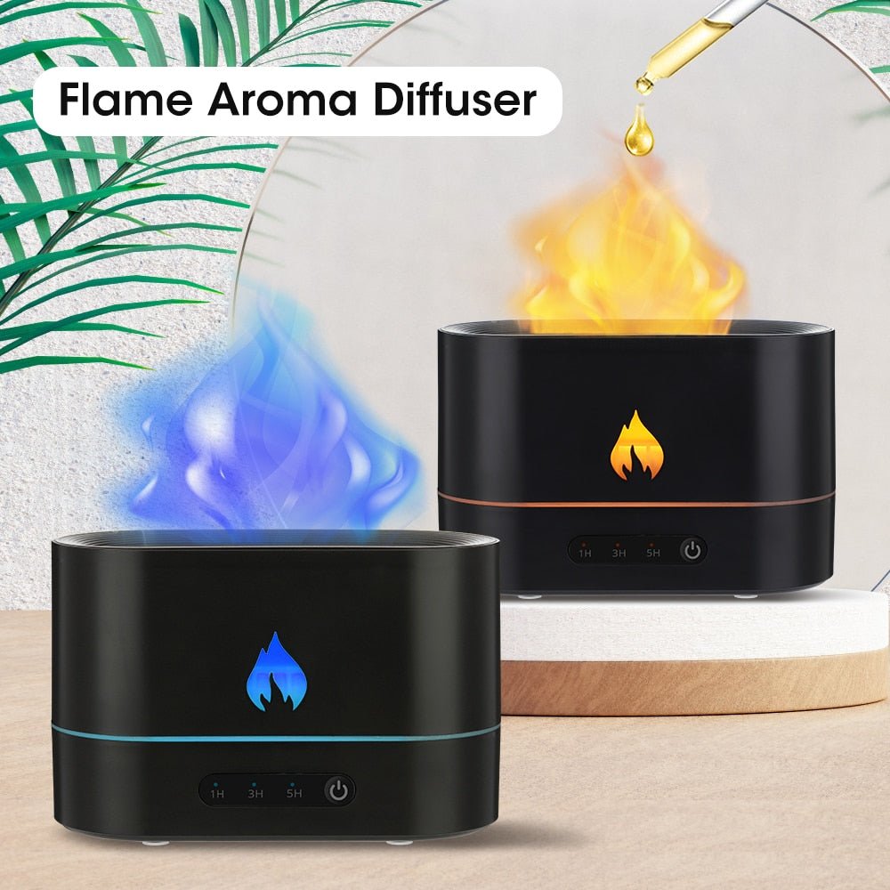 Double Color Flame Diffuser - Living Pure Essentials