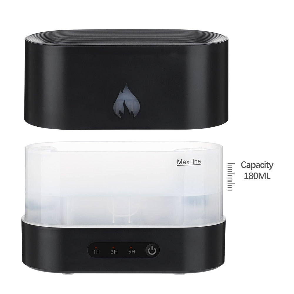 Double Color Flame Diffuser - Living Pure Essentials