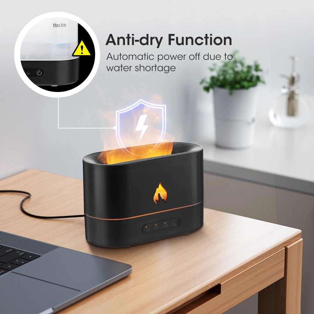 Double Color Flame Diffuser - Living Pure Essentials