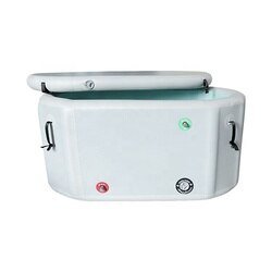 Double Wall Barrel Therapy Bath Pool plastic inflatable cold water plunge tub bathtub with chiller - Living Pure Essentials