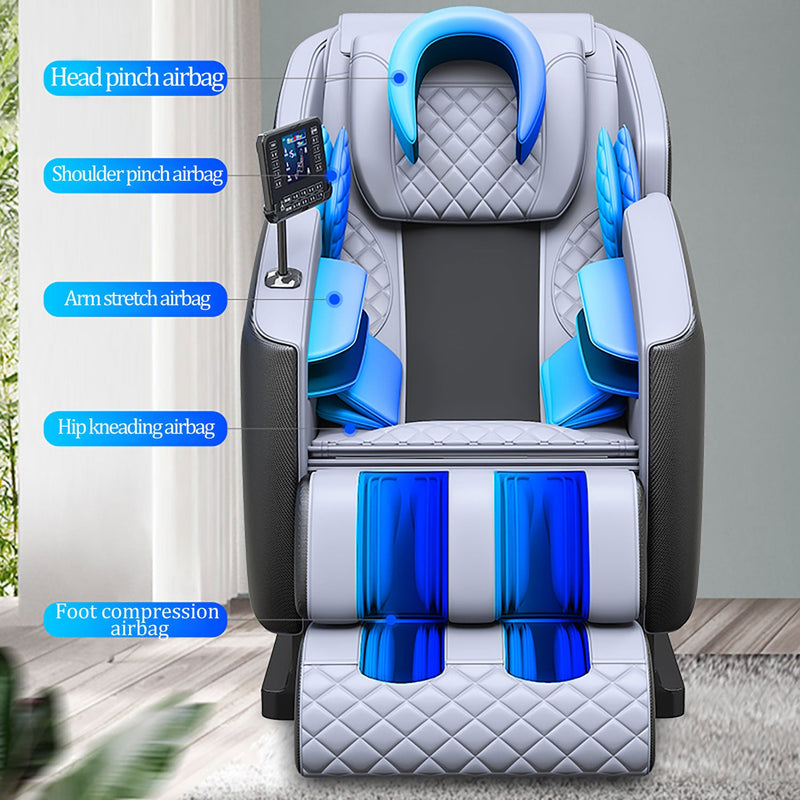 Newest Home Full Body Zero Gravity Massage Chair Automatic Zero Gravity English Control Electric Sofa Chair Bluetooth music - Living Pure Essentials