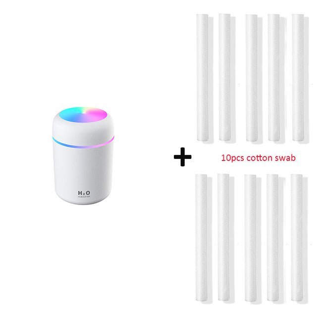 Portable 300ml Humidifier Ultrasonic - Living Pure Essentials